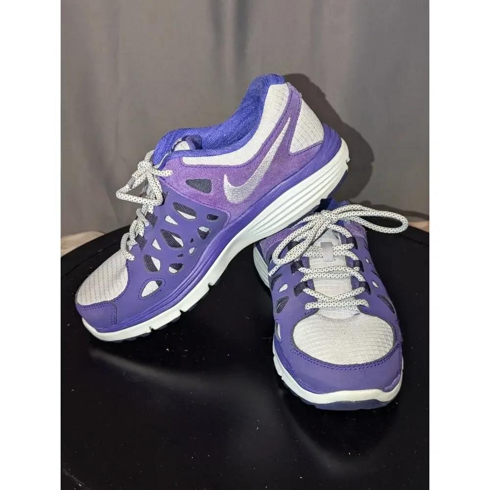 Nike Shoes Youth 5 Women's 7 Purple Dual Fusion Run 2 599793-500 Sneakers - Picture 6 of 10